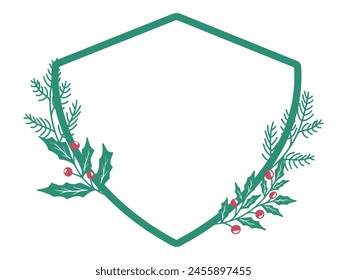 Weihnachtsbaum-Rahmen-Hintergrund-Abbildung
