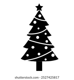 Christmas tree full of peace