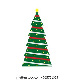 Christmas tree , Christmas garland