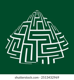 christmas tree geometric abstract white vector illustration