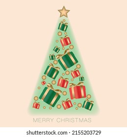 Christmas Tree with gift box