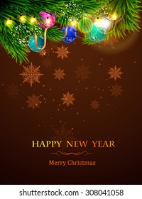 Christmas tree and gifts