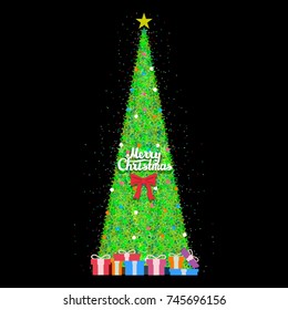 Christmas tree with gifts