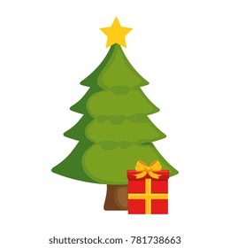 christmas tree with gifts