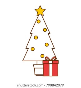 christmas tree with gifts