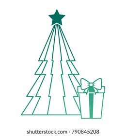 christmas tree with gifts