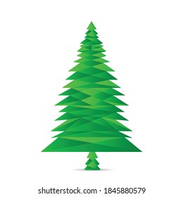 Christmas tree in green diamond box art. Blank space to write cool text. Abstract Design. EPS10 Abstract Design. EPS10