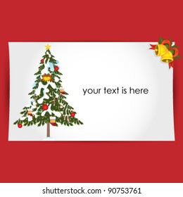 Christmas tree Greeting Card