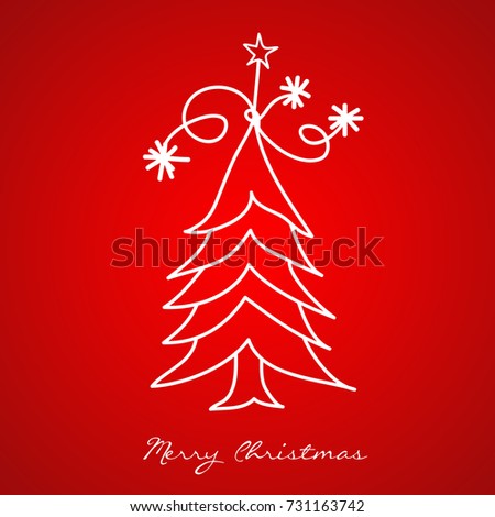 christmas tree greeting card template vector illustration banner design merry christmas card layout - Christmas Card Layout christmas tree greeting card template vector illustration banner design merry christmas card layout - Christmas Card Layout