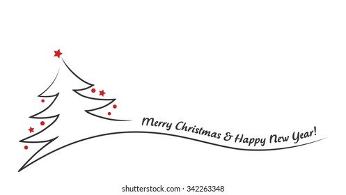Christmas Tree with Greetings