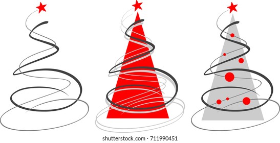 Christmas tree / Hand drawn
