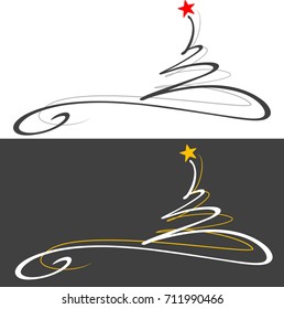 Christmas tree / Hand drawn