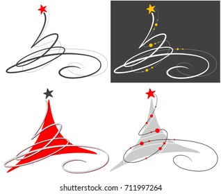 Christmas tree / Hand drawn