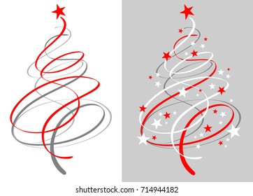 Christmas tree / Hand drawn