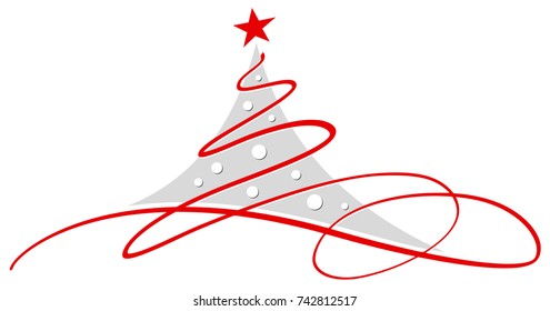 Christmas tree / Hand drawn