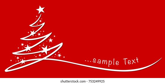 Christmas tree / Hand drawn