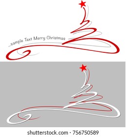 Christmas tree / Hand drawn