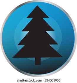 Christmas tree happy holidays vector illustration background 