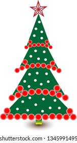 Christmas tree having cute design