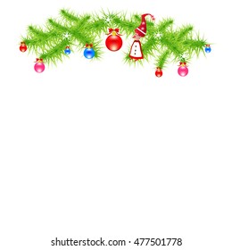 Christmas tree, holiday card