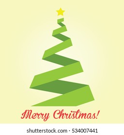 Christmas tree holiday illustration vector