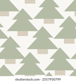 Christmas Tree Holiday seamless pattern design for fashion textile and graphics