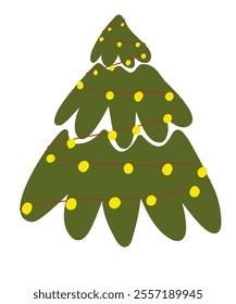 Christmas tree holiday thankyou card celebration xmas