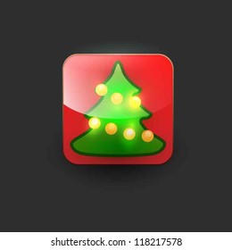 Christmas tree icon