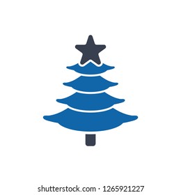 Christmas tree icon