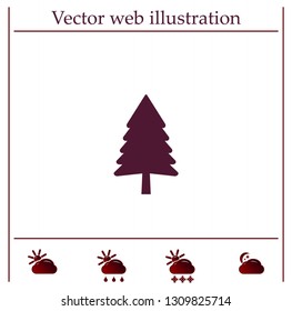 Christmas tree icon