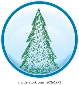 Christmas tree icon