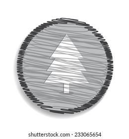 Christmas tree icon