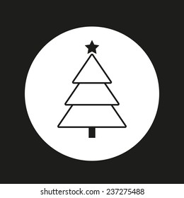 Christmas tree icon