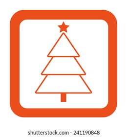 Christmas tree icon
