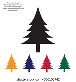 Christmas tree icon 