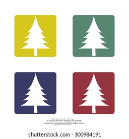 Christmas tree icon 