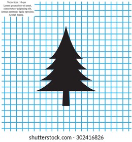 Christmas tree icon