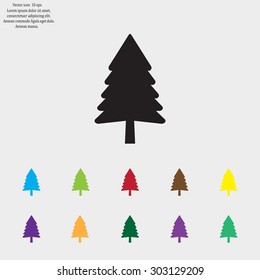 Christmas tree icon



