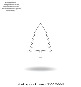 Christmas tree icon