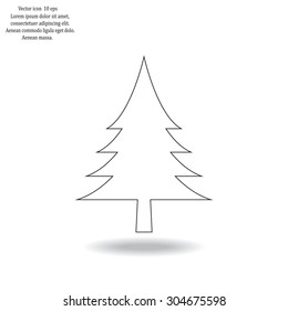 Christmas tree icon