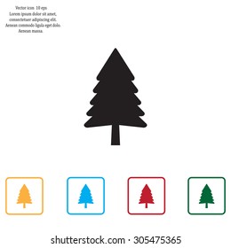Christmas tree icon 