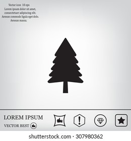 Christmas tree icon 