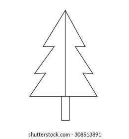 Christmas tree icon