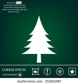 Christmas tree icon
