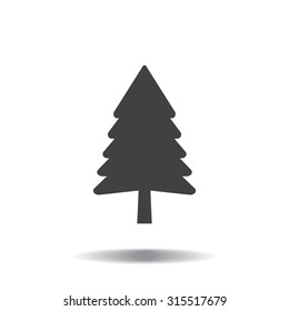 Christmas tree icon 