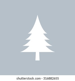 Christmas tree icon 