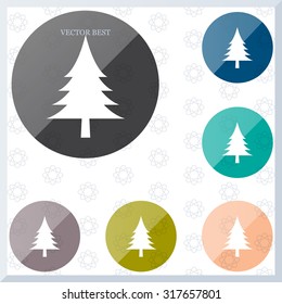 Christmas tree icon
