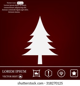 Christmas tree icon 