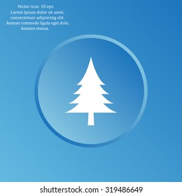 Christmas tree icon 
