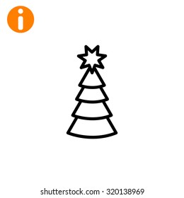Christmas tree icon